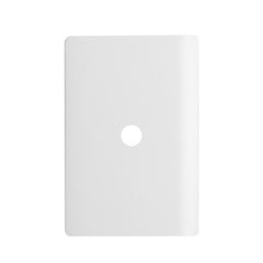 PLACA 4X2 COM 1 FURO CEGA C/SUPORTE PRETO/GRAFITE - DICOMPEL