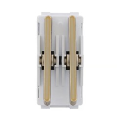 MODULO P/INTERRUPTOR 2 TECLAS SIMPLES GOLD - DICOMPEL