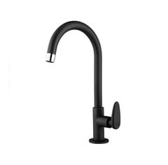 TORNEIRA PLASTICA COZINHA MESA BICA ALTA 1/2 ALLURE DECORE PRETA - VIQUA
