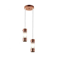 PENDENTE ELEGANCE 2XG9 12X100CM COBRE BIVOLT - LLUMM