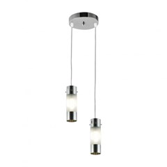 PENDENTE ELEGANCE 2XG9 15X100CM CROMO BIVOLT - LLUMM