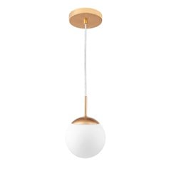 PENDENTE DREAMS BOLA 1XE27 15X23CM GOLD BIVOLT - LLUMM
