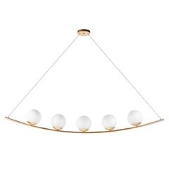 PENDENTE ARCO DREAMS BOLA 5XE27 15X143CM GOLD BIVOLT - LLUMM