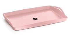 BANDEJA PLASTICA PLUS 40 8X27 1CM ROSA - UZ. UTILIDADES