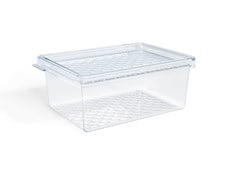 ORGANIZADOR PLASTICO MULTIUSO 600ML TRANSPARENTE - UZ. UTILIDADES