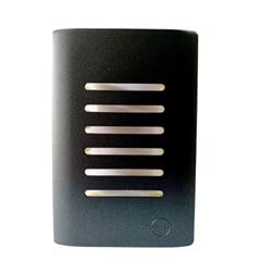 PLACA 4X2 P/INTERRUPTOR C/SUPORTE 6 PONTOS HORIZONTAL PRETO/GRAFITE - DICOMPEL