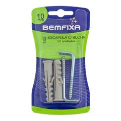 ESCAPULA 4.5X60 ZINCADA C/BUCHA N 10 2PCS - BEMFIXA