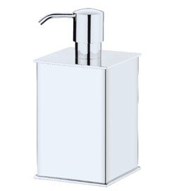 PORTA SABAO LIQUIDO QUADRADO CROMADO - ITALY LINE