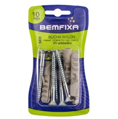 PARAFUSO P/MADEIRA PHILIPS CABECA CHATA C/BUCHA N 10 C/20PCS - BEMFIXA