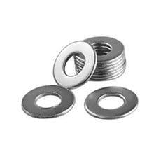 ARRUELA ZINCADA LISA 1/4 C/06PCS - BEMFIXA