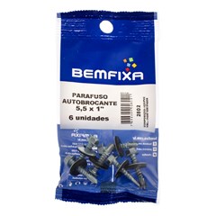 PARAFUSO P/TELHA 5 5X1” BROCANTE C/06PCS - BEMFIXA