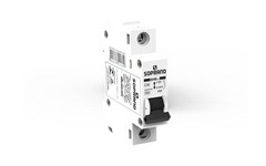 DISJUNTOR DIN UNIPOLAR  6A SHB1 - SOPRANO