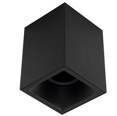 LUMINARIA SOBREPOR SQUARE 1 PAR20 E27 20W PRETO - STELLA