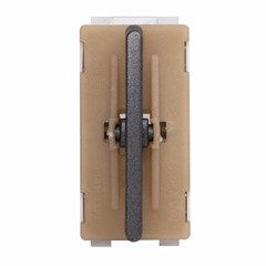 MODULO CEGO P/ 1 INTERRUPTOR PRETO/GRAFITE - DICOMPEL