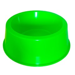 COMEDOURO PLASTICO NEON GIGANTE 2500ML VERDE -  AVIPET