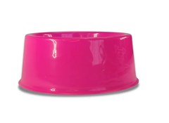 COMEDOURO PLASTICO NEON GIGANTE 2500ML ROSA -  AVIPET