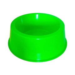 COMEDOURO PLASTICO NEON GRANDE 1900ML VERDE - AVIPET
