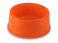 COMEDOURO PLASTICO NEON MEDIO 1000ML LARANJA - AVIPET