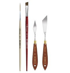PINCEL KIT EFEITO MARMORE 04 PCS - CONDOR