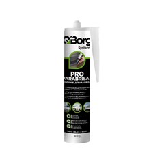ADESIVO PRO PARABRISAS 400GR PU PRETO - QBORG