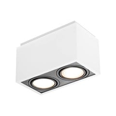 LUMINARIA SOBREPOR BOX 2 PAR20 E27 100W BRANCO BIVOLT - NEWLINE