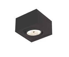 LUMINARIA SOBREPOR BOX 1 AR111 GU10 50W PRETO BIVOLT - NEWLINE
