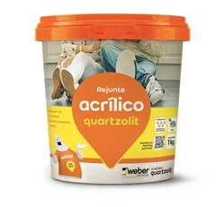 CIMENTO REJUNTE ACRILICO 1KG CINZA PLATINA - QUARTZOLIT