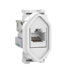 MODULO P/ 1 TOMADA RJ45 BRANCO - DICOMPEL