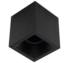 LUMINARIA SOBREPOR SQUARE 1 AR70 GU10 20W PRETO BIVOLT - STELLA
