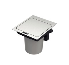 LIXEIRA DE EMBUTIR ACO INOX QUADRADA 5LTS NEXT C/SENSOR - TRAMONTINA