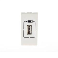 MODULO PIAL PLUS P/TOMADA USB 1.1A BRANCO - PIAL