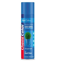 TINTA SPRAY USO GERAL 250ML AZUL CLARO - CHEMICOLOR