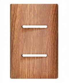 PLACA 4X2 P/ 2 INTERRUPTOR C/SUPORTE CUMARU NOVARA - DICOMPEL