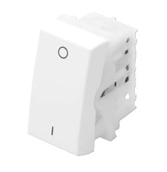 MODULO P/INTERRUPTOR 1 TECLA SIMPLES 20A 250V BRANCO - FAME
