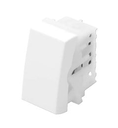MODULO P/INTERRUPTOR 1 TECLA INTERMEDIARIO 16A 250V BRANCO - FAME