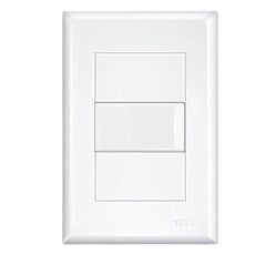 INTERRUPTOR DE EMBUTIR 1 TECLA 16A/250V PARALELO BRANCO - FAME