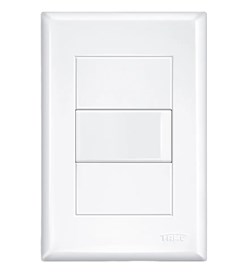 INTERRUPTOR DE EMBUTIR 1 TECLA 16A/250V EVIDENCE BRANCO - FAME