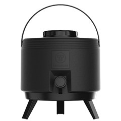 GARRAFA RECIPIENTE TERMICO MAXITERMO BOTIJAO 6L PRETO - TERMOLAR