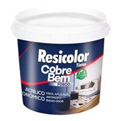 TINTA ACRILICA FOSCO COBRE BEM 3.6L AREIA - RESICOLOR