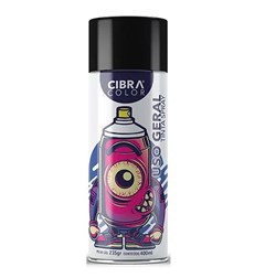 TINTA SPRAY USO GERAL 400ML PRETO FOSCO - CIBRA