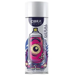 TINTA SPRAY USO GERAL 400ML BRANCO BRILHANTE - CIBRA