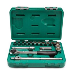 MALETA C/SOQUETES ESTRIADOS SATA 1/2 17PCS - APEX TOOL GROUP