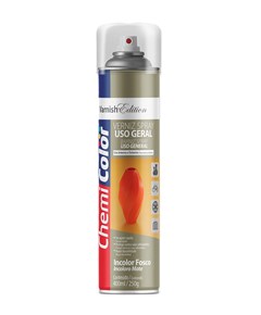 VERNIZ SPRAY USO GERAL 400ML FOSCO - CHEMICOLOR