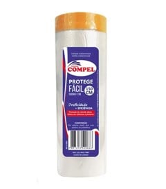 PLASTICO P/PINTURA PROTEGE FACIL 150CM X 17M - COMPEL