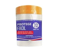 PLASTICO P/PINTURA PROTEGE FACIL 55CM X 17M - COMPEL