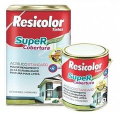 TINTA SUPER COBERTURA 18L SEMI BRILHO STANDARD AZUL CEU - RESICOLOR