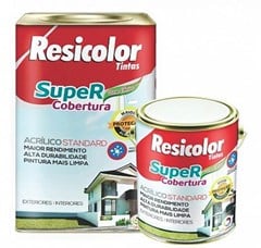 TINTA SUPER COBERTURA 3.6L SEMI BRILHO STANDARD TOPO DO MUNDO - RESICOLOR