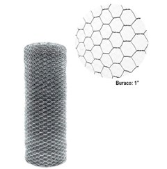 TELA HEXAGONAL PINTEIRO 1 50X50MTS BWG24X1” - BARAO
