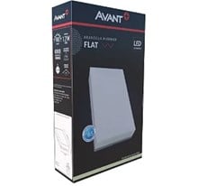 ARANDELA DE LED FLAT 12W 4000K BIVOLT BRANCO - AVANT LUX