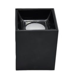 LUMINARIA LED SOBREPOR SPOT HAUT QUADRADA 20W 2700K PRETO FOSCO - AVANT LUX